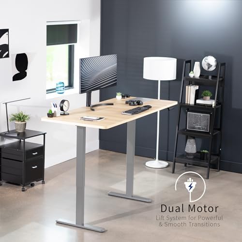 VIVO Light Wood 71 x 30 in Standing Desk, DESK-KIT-E2G7C