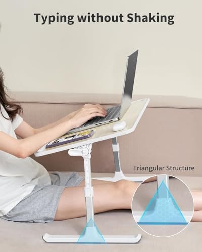 Laptop Desk for Bed, SAIJI Lap Desks Bed Trays for Eating Writing