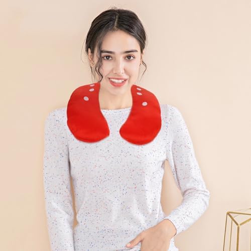 Strawberry Print U Shaped Travel Neck Pillow for Adults