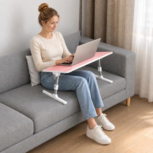Adjustable Lap Desk, Foldable Laptop Desk for Bed, X-Large Lap Table