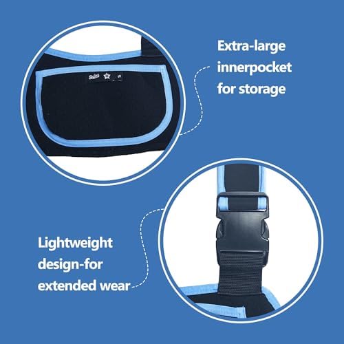 SPRING SEAON Arm Sling Shoulder Immobilizer for Women and Men Adjustable