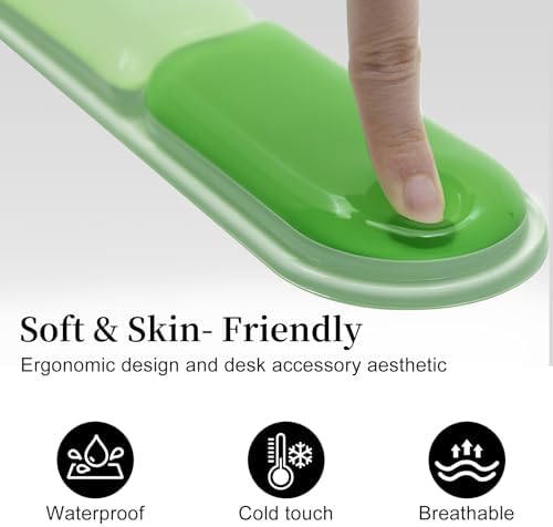 Gel Wrist Rest for Mouse and Keyboard,Ergonomic Computer Pad for Typing