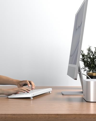 Yivandi Compact Wireless Keyboard for macOS Devices with Numeric Keypad