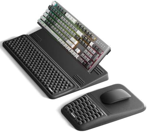 Vaydeer Keyboard Stand and Mouse Pad Set, Ergonomic Arm Support Pad