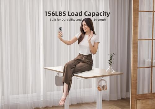 YDN 40 x 24 Inch Nature Electric Standing Desk