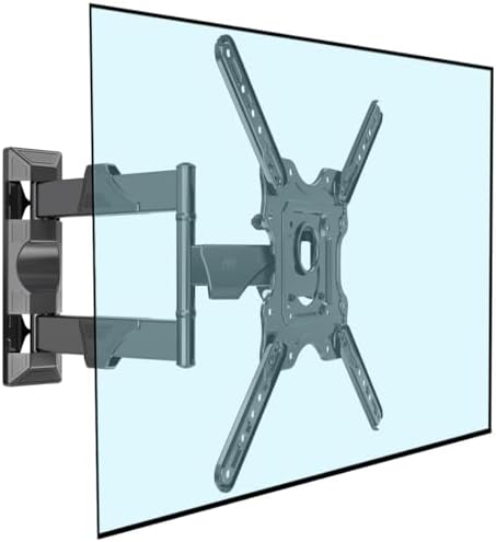 NB North Bayou TV Wall Mount, Full Motion TV Wall Bracket for Most 32-55 Inch TV/Flat Screen/LED/Monitors, Swivel Tilt with Articulating Arms, Rotating, Max VESA 400x400mm up to 60lbs
