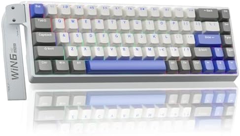 AULA WIN68 HE MAX - Hall Effect Gaming Keyboard with Magnetic Switch, Adjustable Actuation Fast Trigger Mode, 8KHz Polling Rate, RGB Backlit Wired Mechanical Gaming Keyboard 60 Percent Compact Design