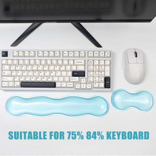 Gel Keyboard and Mouse Wrist Rest Set,Wrist Pad for Computer Keyboard
