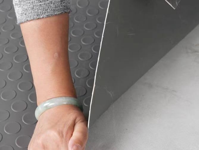 1 Pack Odorless Anti-Fatigue Mat Anti-Static Anti-Fatigue Inline Foot Mat (Gray,0.9Mx0.6Mx20mm)