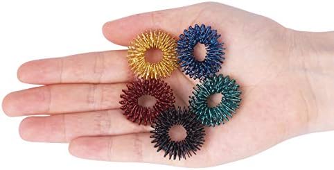 Mr. Pen- Spiky Sensory Rings, 10 Pack, Jewel Tones