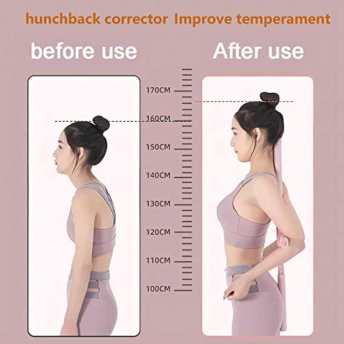 Back Brace and Posture Corrector for Women and Men, Adjustable And Lightweight Posture Corrector Back Support, Scoliosis and Hunchback Correction, Relief Back Pain, Yoga Stick Stretching Tool