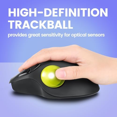 Perixx PERIPRO-303 GOY 1.34 inches Trackball - Replacement Ball for M570, PERIMICE-517/520/717/720, and Other Compatible Trackball Mouse - Matte Optic Yellow