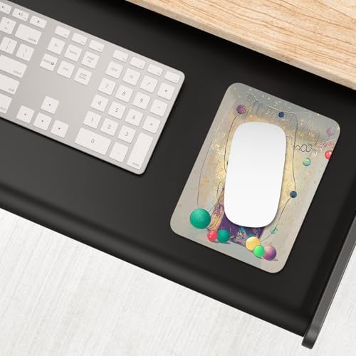 Small Mouse Pad, Mini Mouse Pad 6 x 8 Inch, Thick Rubber Waterproof Mouse Mat, Cute Mousepad for Women Men Wireless Mouse Laptops Home Office, Cat on Box