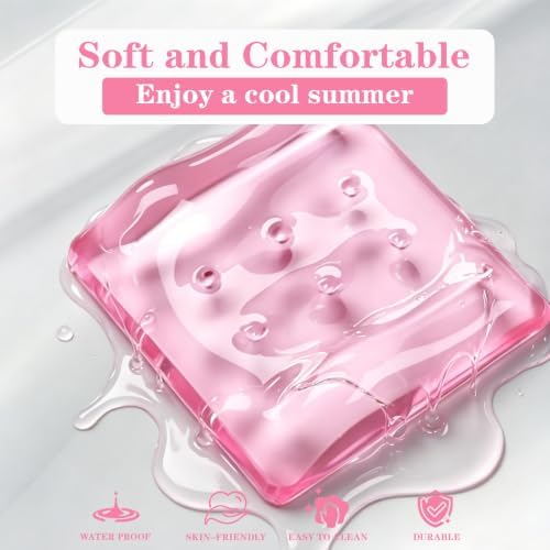 Ergonomic Gel Wrist Rests for Laptop 2pcs - Pink