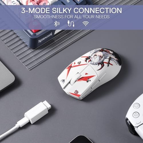 Redragon M916AK Wireless 42G Ultra-Light Mouse 26K DPI Remapping Keys