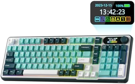 RK ROYAL KLUDGE S98 Wireless Mechanical Keyboard with Smart Display & Knob