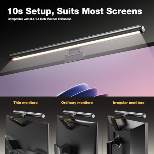 Douxlife Monitor Light Bar Eye-Care Computer Screen Lamp for Home Office