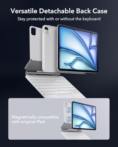 ESR for iPad Air 11/Pro 11 Inch Case Keyboard, Multi-Mode Magnetic Stand
