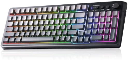 AULA Keyboard Gaming Wireless Creamy Computer Keyboards with Number Pad