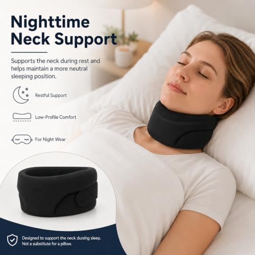 Neck Brace Cervical Collar, for Sleeping & Daily Wear, Neck Pain Relief