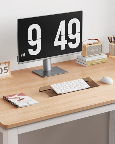 Computer Keyboard Wrist Rest Stand for Desktop(Coffee), Keyboard Riser