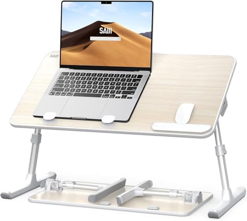 Laptop Desk for Bed, SAIJI Lap Desks Bed Trays for Eating Writing