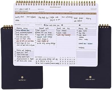 ZERONE CENTRE Ultimate Productivity Notepad Suite - Set of 3 Notebooks
