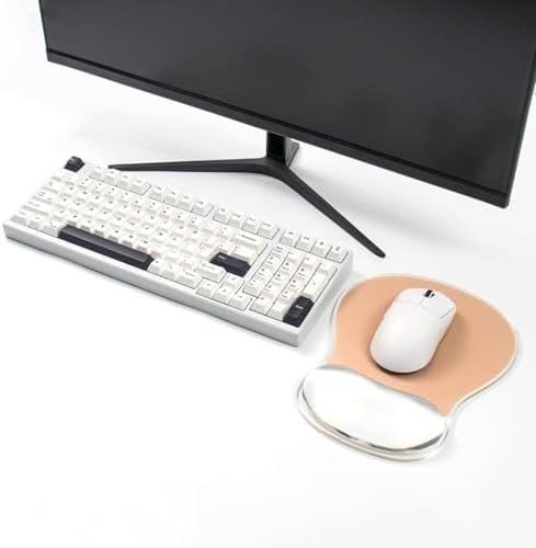 Cooling Mouse Pad with Gel Wrist Rest Support, Ergonomic Desk Accessories