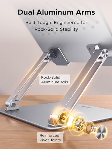 UGREEN Portable Laptop Stand for Desk, Adjustable Computer Stand