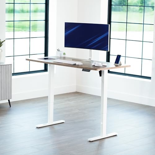VIVO Reclaimed Wood 60 x 30 in Standing Desk, DESK-KIT-1W6P-30