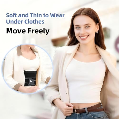 Back Brace Posture Corrector for Women & Men, Breathable, Black L
