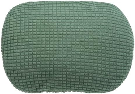 uxcell Office Chair Pillow Cover, Office Chair Headrest Attachment Removable Headrest Protector for Home Desk Computer Chairs, Bean Green