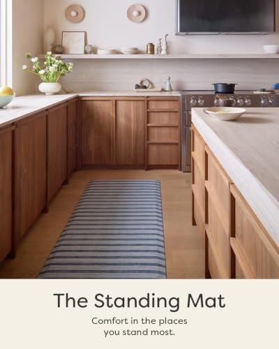 House of Noa Nama Standing Mat – Anti-Fatigue Cushioned Kitchen Mats for Floor | Ergonomic Bounce-Back Foam Kitchen Mats | Anti-Fatigue Mats for Kitchen & Standing | Devon Rivera | 22" x 72"