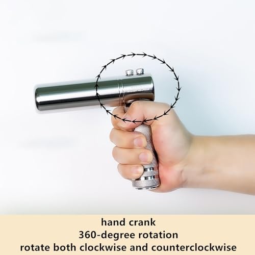 Shoulder & Arm and Wrist Strengthener, Hand Crank Rotation Upper Limb Strength Exercise Equipment for Shoulder, Arm, Wrist, Forearm Workout Trainer, Upper Body Training Tool
