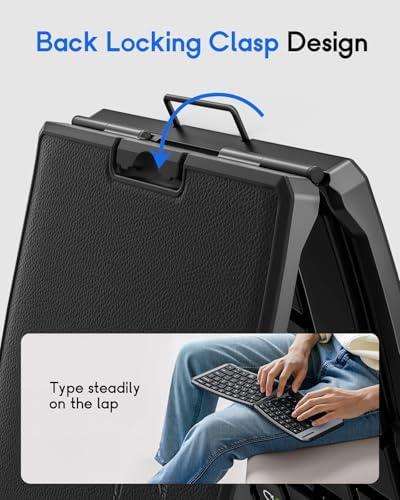 MoKo Ergonomic Foldable Keyboard, Split Portable Folding Bluetooth Keyboard