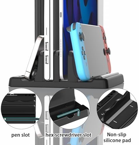 Vertical Laptop Stand, Adjustable 4 in 1 ABS