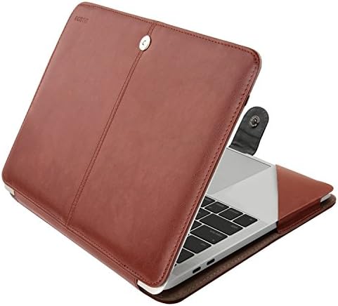 MOSISO PU Leather Sleeve Case Compatible with MacBook Air 13.6 inch