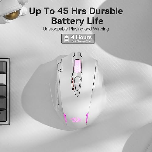 Redragon M913 Wireless RGB MMO Gaming Mouse 16000 DPI Remapping Keys