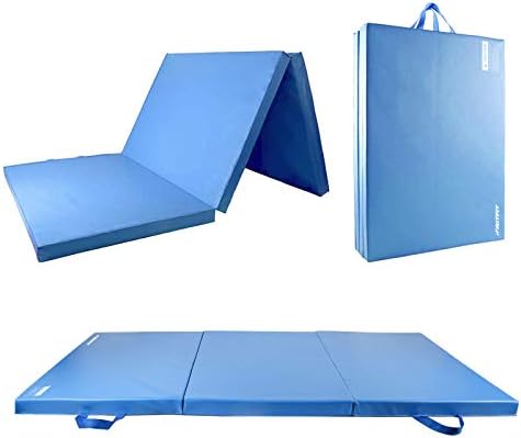 RitFit Upgraded Folding Exercise Mat, 2 Inch Thick Gymnastics Mat