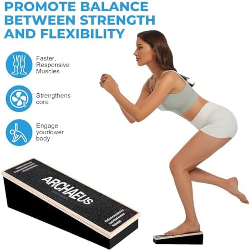 Athletic Balance Boards,Slant Board,Wobble Board,Balance Wedge for Condition Your Body and Prevent Injury
