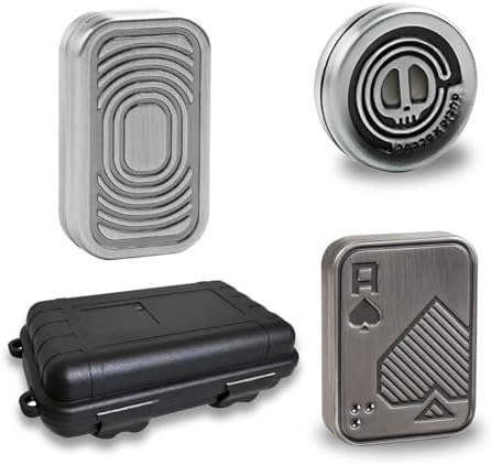 Fidget Slider 3 Pack, EDC Magnetic Metal Fidget Toys Adults
