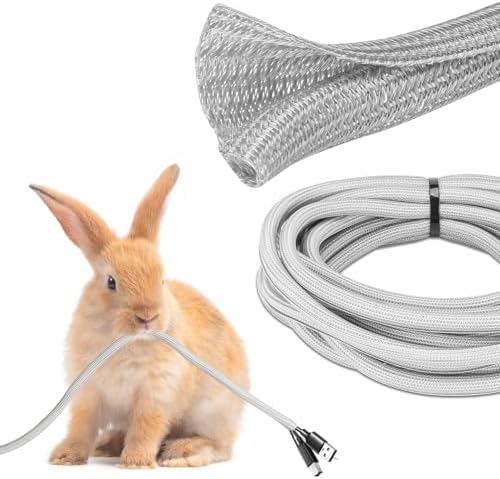 JOTO 10 Feet Cable Management Sleeve -Grey