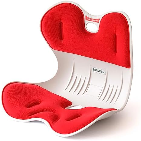 Lumbar Support Posture Corrector for Women – Size M Ergonomic Back Support Cushion for Lower Back Pain Relief and Posture Correction - Portable Lumbar Support Curve Pad