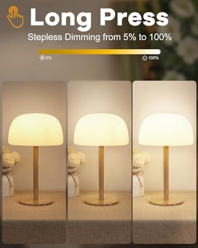 Waterproof Shower Lamp Cordless Lamp - 7500mAh Rechargeable Table Lamp, Bathroom Lamp, RGB 15 Colors & 3 Color Temperature Touch Dimmable, Shower Light for Inside Shower, Bathtub, Bedroom,1PC