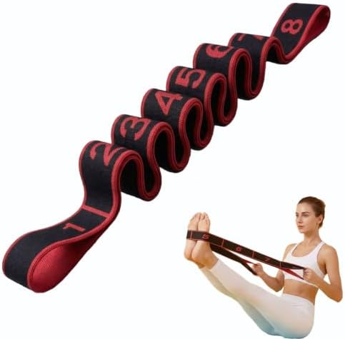 Resistance Bands for Legs: Numbered Stretch Bands for Exercise Yoga