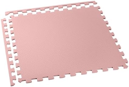 We Sell Mats 3/8" Thick Multipurpose EVA Foam Exercise Floor Mat, Interlocking Tiles, Anti-Fatigue for Home or Gym