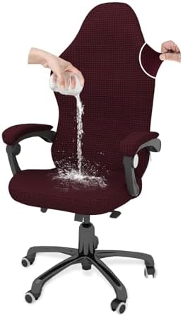 Gaming Chair Cover Game Chair Cover for Reclining Rotating Chair, Red