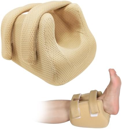 EZ Assistive Heel Protector Cushion Foot Pillow Remove Pressure 1pc, A Heel Protection Foot Wedge Pillow to Relief Pressure from Sores and Ulcers