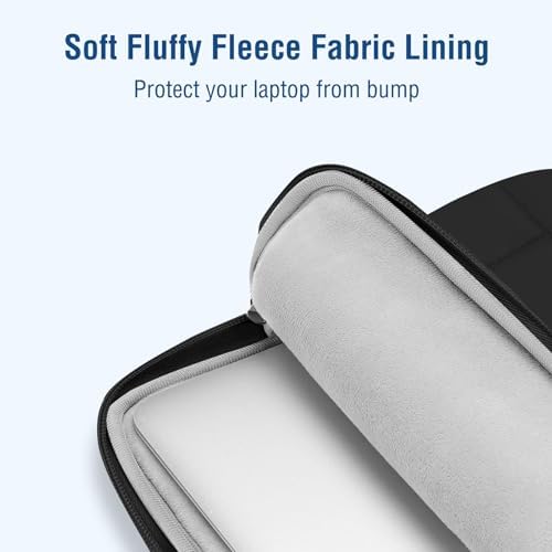 MOSISO Laptop Case 16 inch, 15-15.6 inch Laptop Sleeve, Black