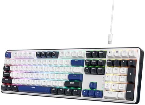 Redragon K689 108-Key Hot-Swap Wired RGB Gaming Keyboard, Extra 4 Hotkeys